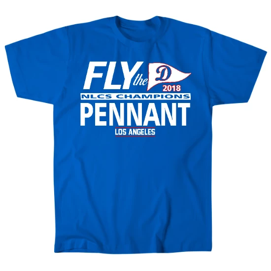 Los Angeles Fly the Pennant Mens T-Shirt