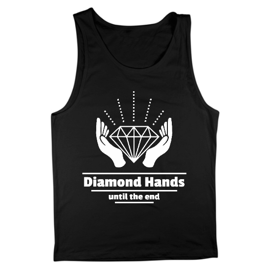 Diamond Hands Til the End Mens Tank Top