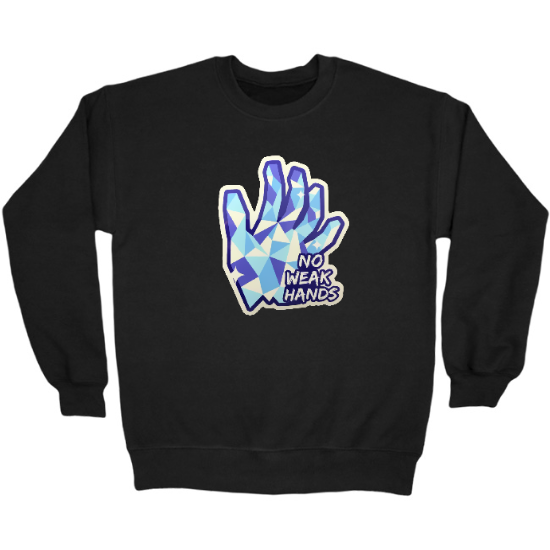 Daimond Hands Only Crewneck Sweatshirt