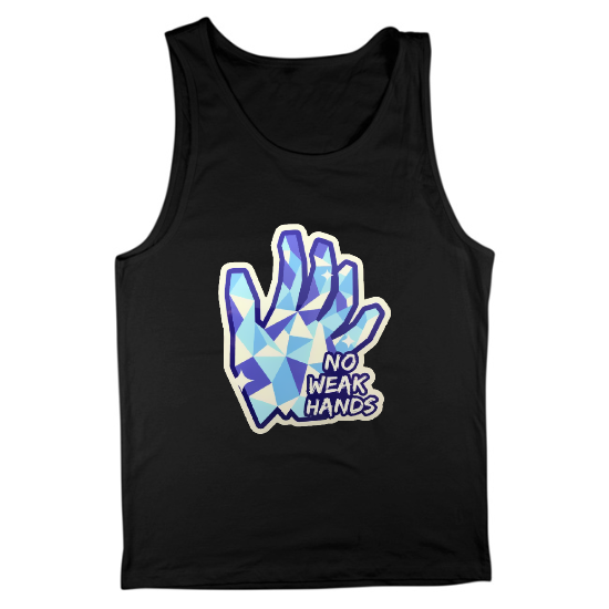 Daimond Hands Only Mens Tank Top