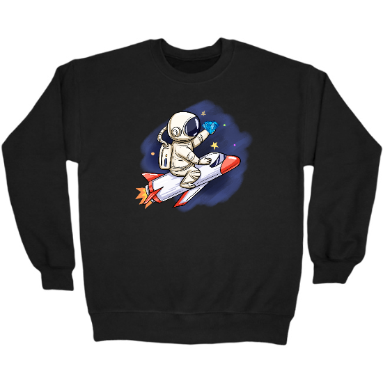 To the Moon Crewneck Sweatshirt