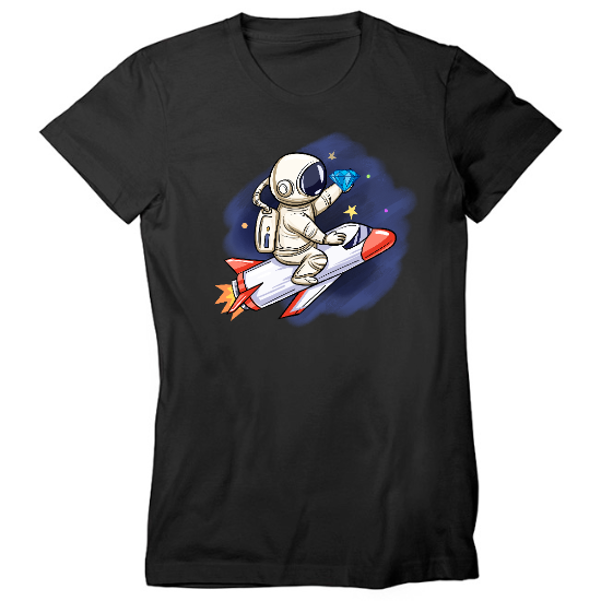 To the Moon Womens T-Shirt