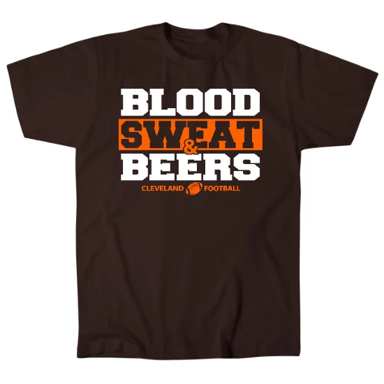 Cleveland Blood Sweat & Beers Mens T-Shirt