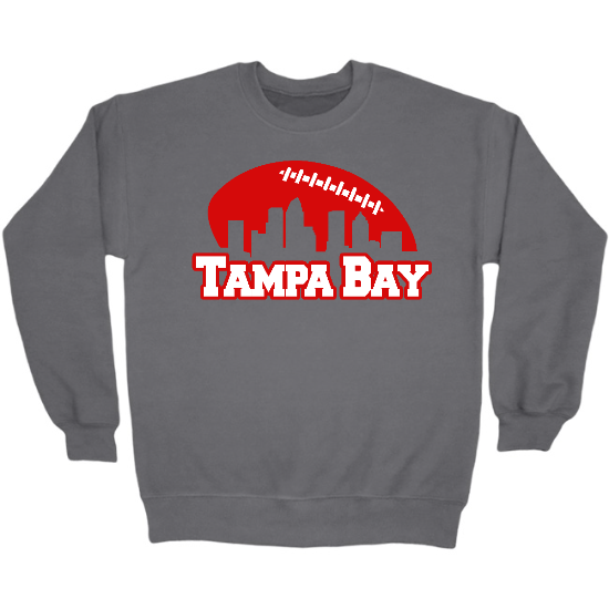 Tampa Football Skyline Crewneck Sweatshirt