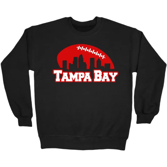 Tampa Football Skyline Crewneck Sweatshirt