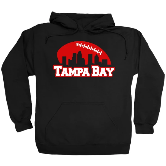 Tampa Football Skyline Hoodie