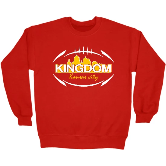 Kansas Football Kingdom Crewneck Sweatshirt