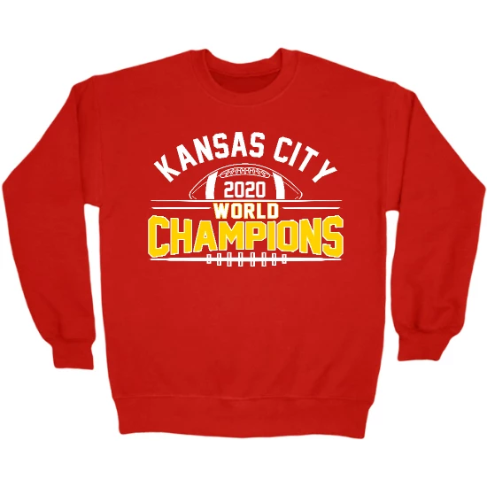 Kansas 2020 Champions Crewneck Sweatshirt