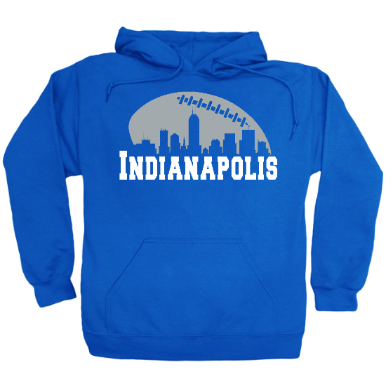 Indianapolis Football Skyline Hoodie