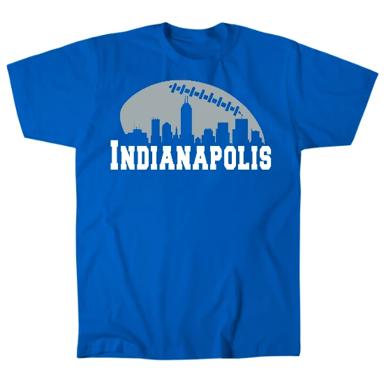 Indianapolis Football Skyline Mens T-Shirt