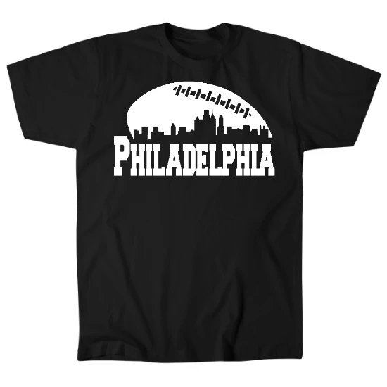 Philly Football Skyline Mens T-Shirt