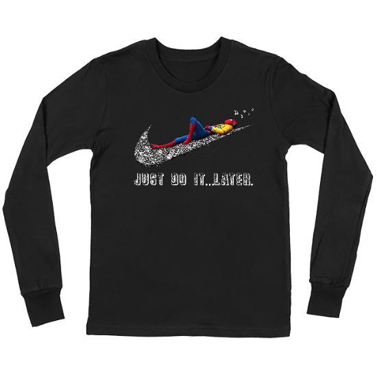 Do It Later Kids Long Sleeve T-Shirt