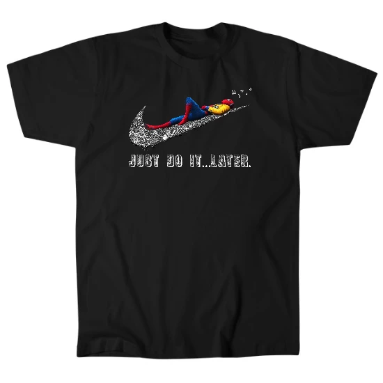 Do It Later Mens T-Shirt