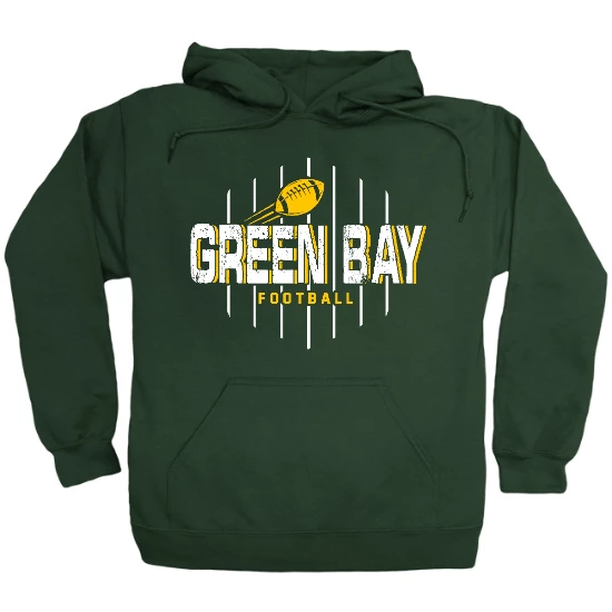 Green Bay Football Field Hoodie