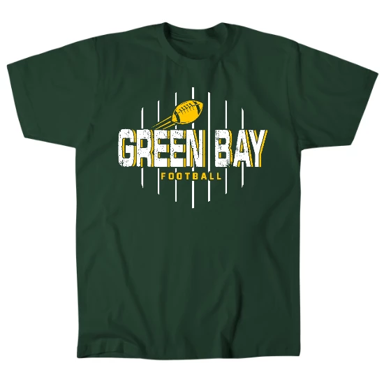 Green Bay Football Field Mens T-Shirt