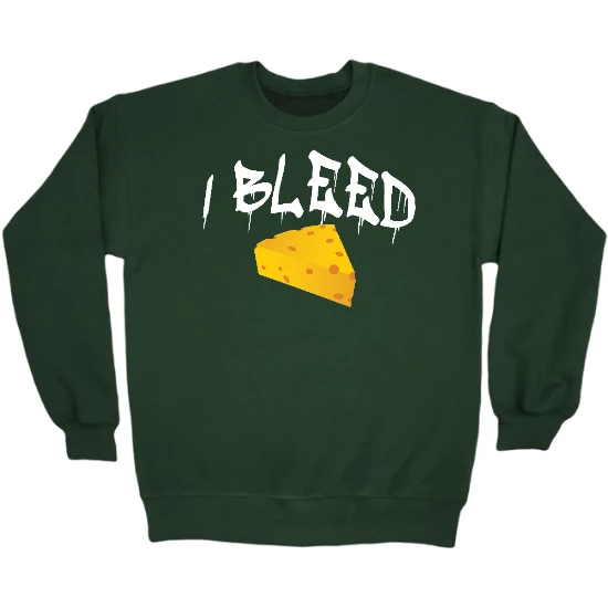 Bleed Cheese Green Bay Crewneck Sweatshirt