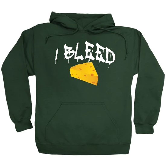 Bleed Cheese Green Bay Hoodie