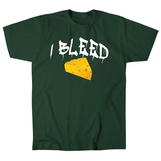 Bleed Cheese Green Bay Mens T-Shirt
