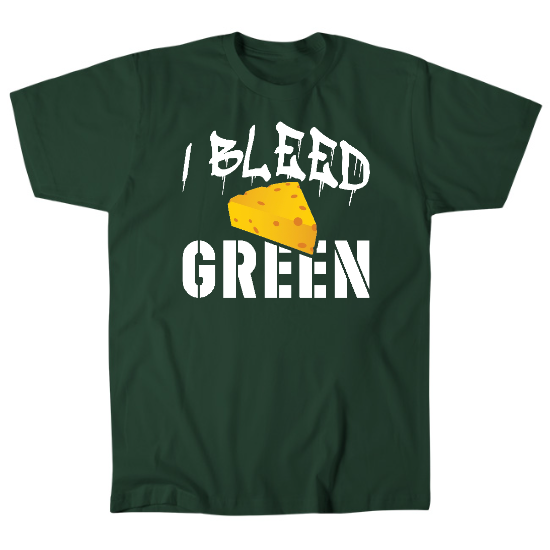 Green bay Bleed Green Mens T-Shirt