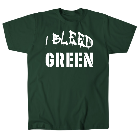 Green Bay Bleed Green 2 Mens T-Shirt