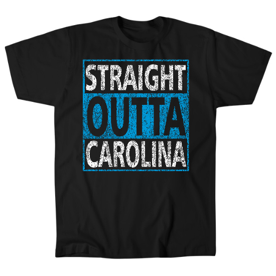 Straight Outta Carolina Mens T-Shirt