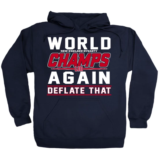 New England Champs Deflate Hoodie