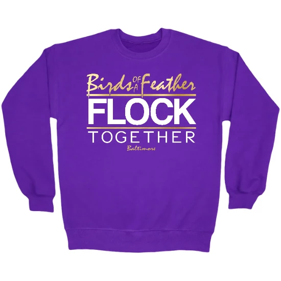 Baltimore Birds of a Feather Crewneck Sweatshirt