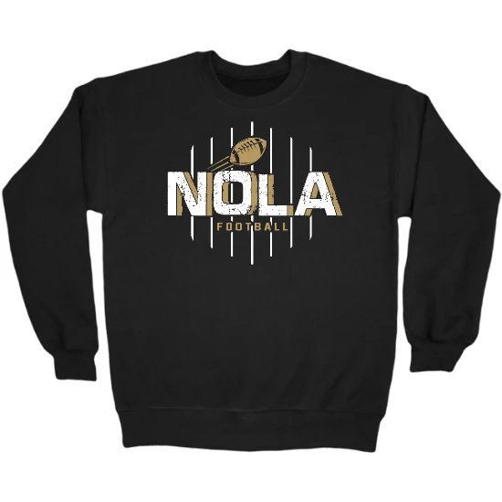 NOLA Football Field Crewneck Sweatshirt
