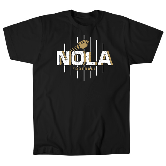 NOLA Football Field Mens T-Shirt