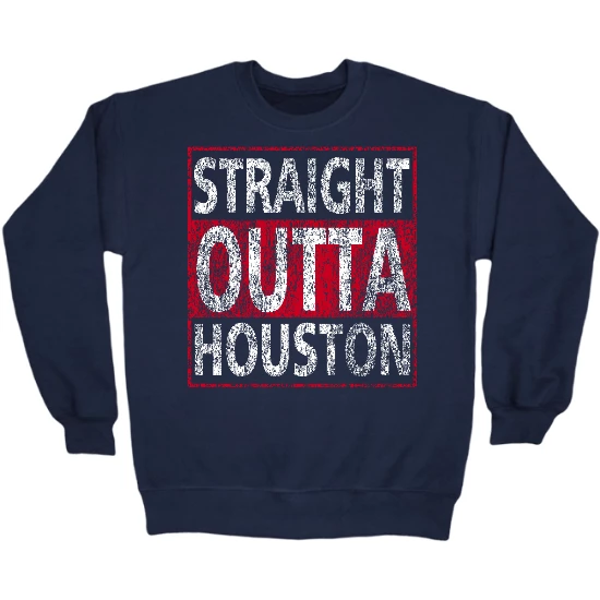 Straight Outta Houston Crewneck Sweatshirt