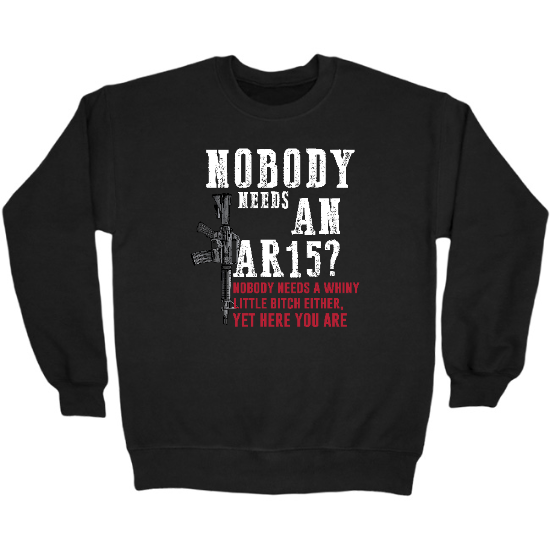 No AR15? Crewneck Sweatshirt