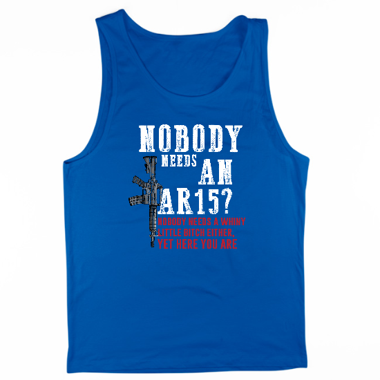 No AR15? Mens Tank Top