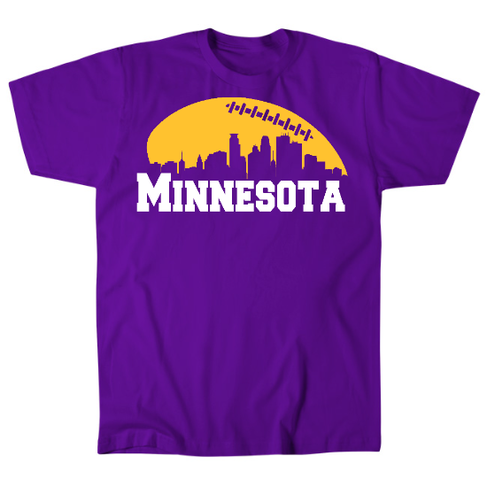 Minnesota Football Skyline! Mens T-Shirt