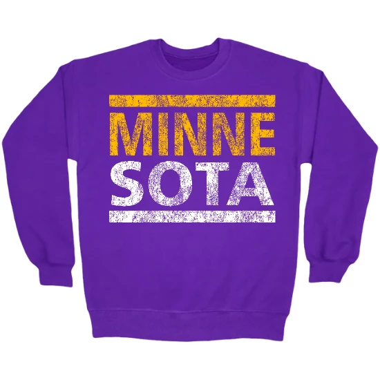 Run Minnesota Football Crewneck Sweatshirt