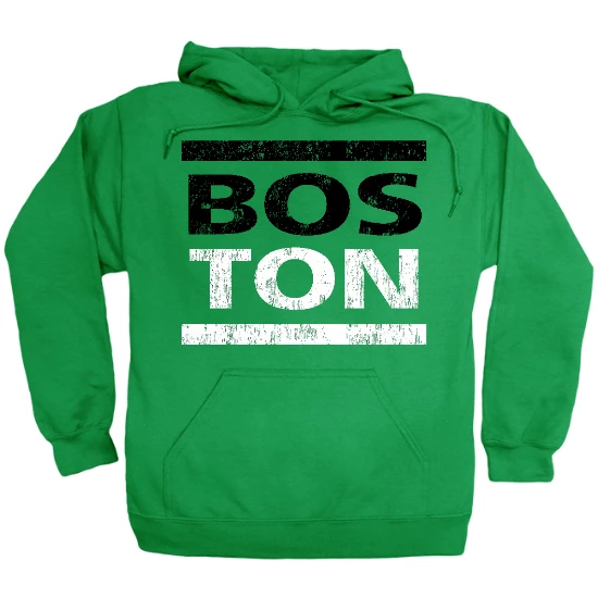 Run Boston Basketball Hoodie