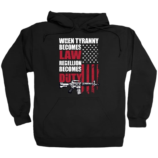 Rebellion Becomes Duty Hoodie