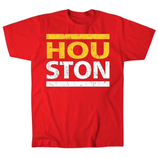 Run Houston Basketball Mens T-Shirt