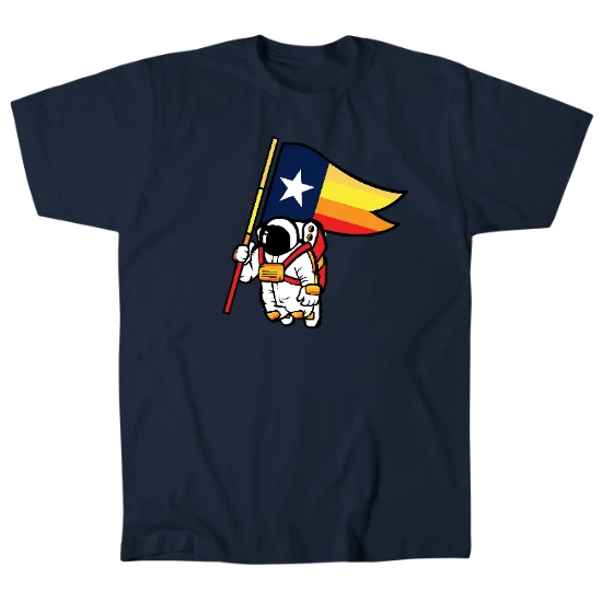 Houston Spaceman Mens T-Shirt
