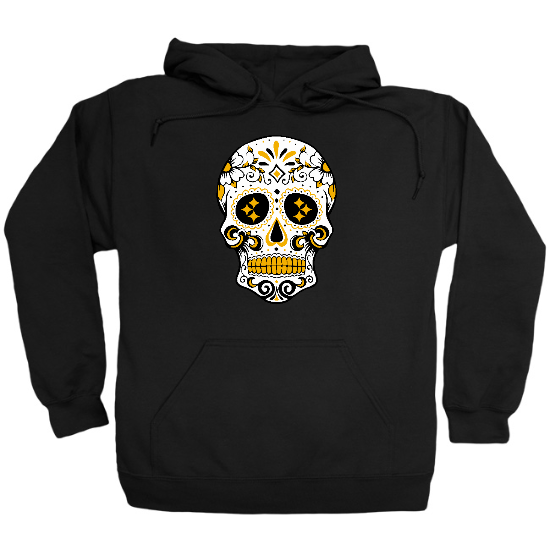 Pittsburgh Sugar Skull Hoodie