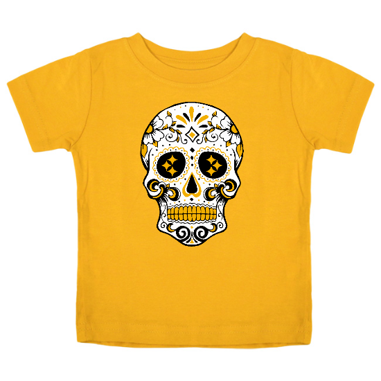 Pittsburgh Sugar Skull Kids T-Shirt