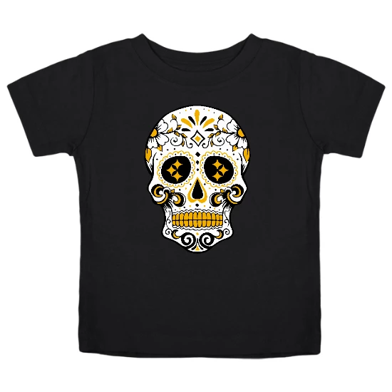 Pittsburgh Sugar Skull Kids T-Shirt