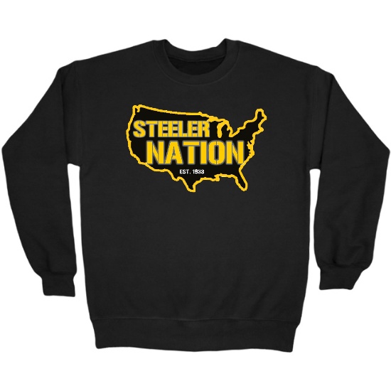 Steeler Nation Crewneck Sweatshirt
