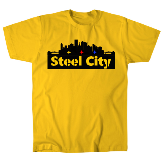 Steel City Skyline Mens T-Shirt