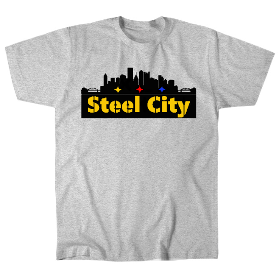 Steel City Skyline Mens T-Shirt