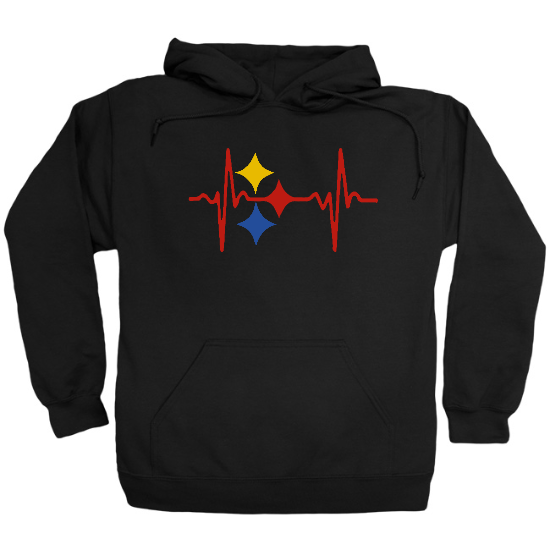 Steeler Heart Beat Hoodie