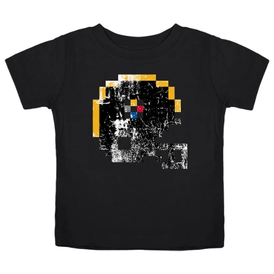 Pittsburgh Helmet Pixel Kids T-Shirt