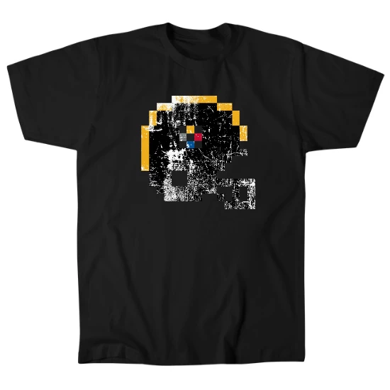 Pittsburgh Helmet Pixel Mens T-Shirt