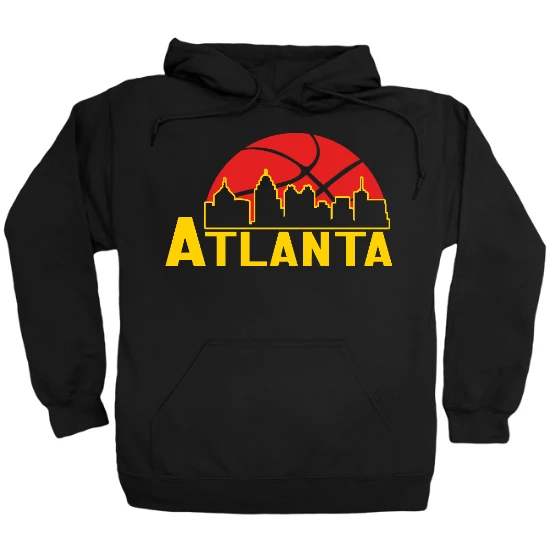 Atlanta Basketball Skyline Hoodie