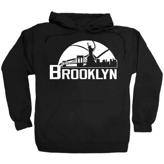 Brooklyn Basketball Skyline Hoodie