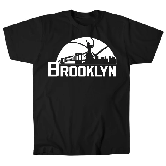 Brooklyn Basketball Skyline Mens T-Shirt
